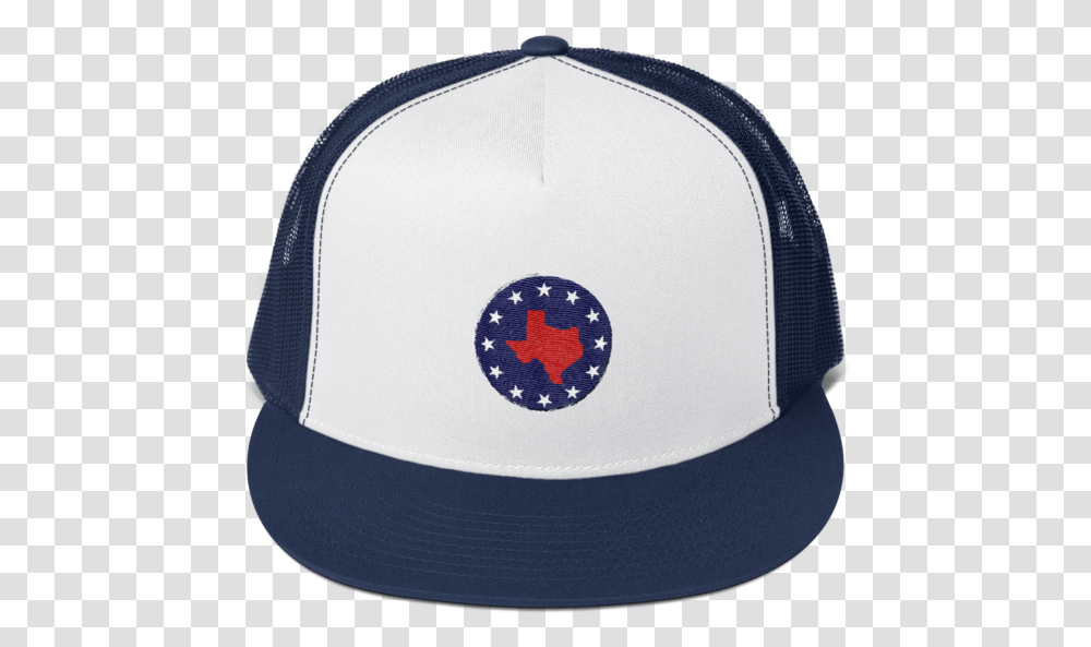 Download Hd Texas Star Trucker Hat Baseball Cap, Clothing, Apparel, Symbol, Logo Transparent Png