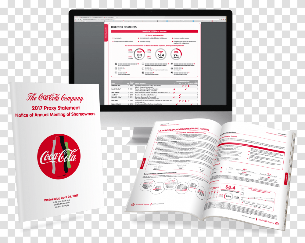 Download Hd The Coca Cola Company Coca Cola, Book, Poster, Advertisement, Flyer Transparent Png