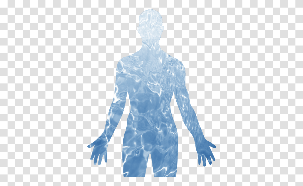 Download Hd The Human Body Is Primarily Composed Of Water Water Human Body, Art, Long Sleeve, Clothing, Apparel Transparent Png
