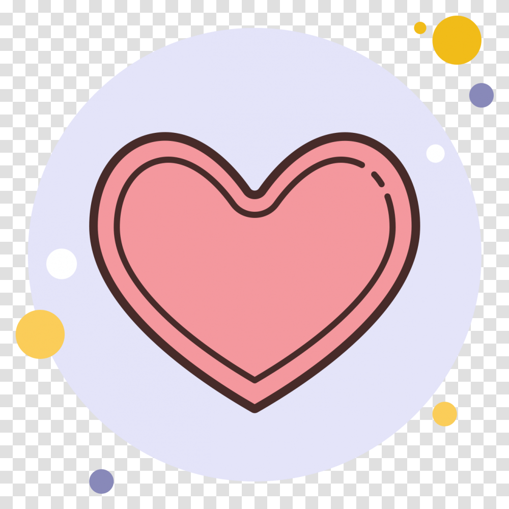 Download Hd The Icon That Is Used For Like A Heart Icon Girly,  Transparent Png