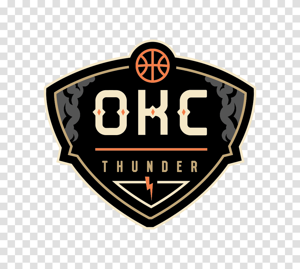 Download Hd The Thunder Are An Nba Team With Star Power But Okc Thunder Logo, Symbol, Trademark, Emblem, Badge Transparent Png