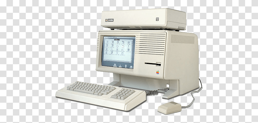 Download Hd The Xerox Parc Influence Apple Lisa Apple Computer From The, Electronics, Pc, Computer Keyboard, Computer Hardware Transparent Png