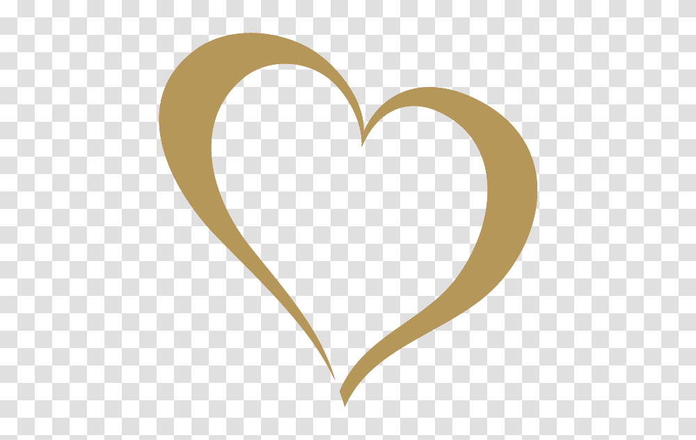 Download Hd Thick Light Gold Heart Gold Heart Outline Clipart, Advertisement, Poster, Text, Paper Transparent Png