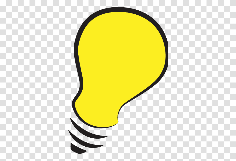Download Hd Thinking Light Bulb Clip Big, Food, Lightbulb, Plant, Hand Transparent Png