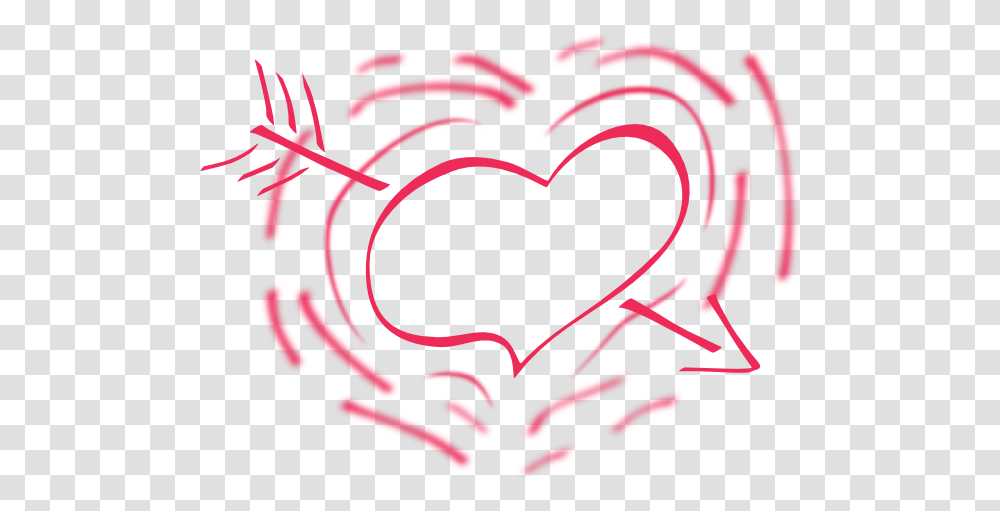 Download Hd This Free Clipart Design Of Heart Pink Valentines Heart Clipart Black And White, Text Transparent Png