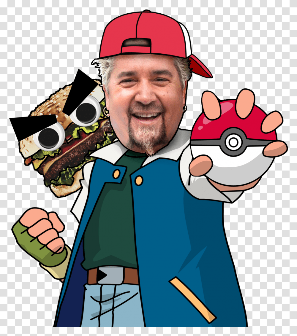 Download Hd This Is Guy Fieri As Ash Ketchum Or 