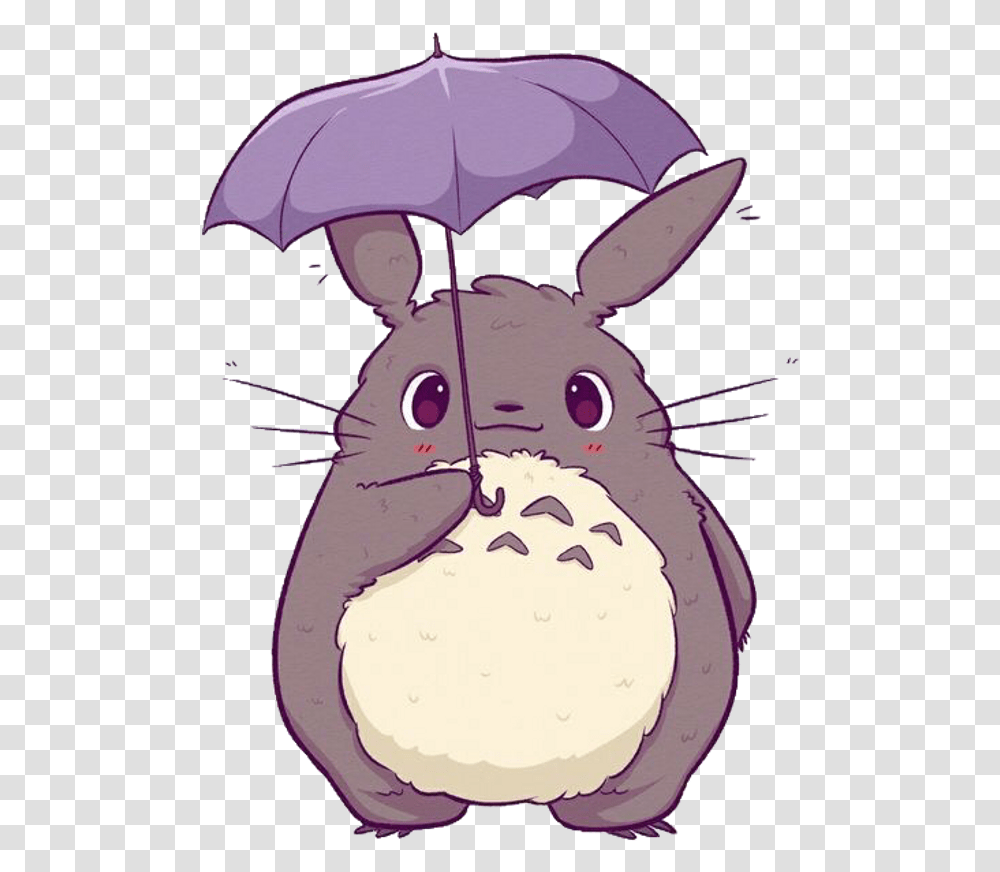 Download Hd Totoro Anime Cute Kawaii Freetoedit Totoro Anime Cute Kawaii Animals, Mammal, Rodent, Wildlife, Beaver Transparent Png
