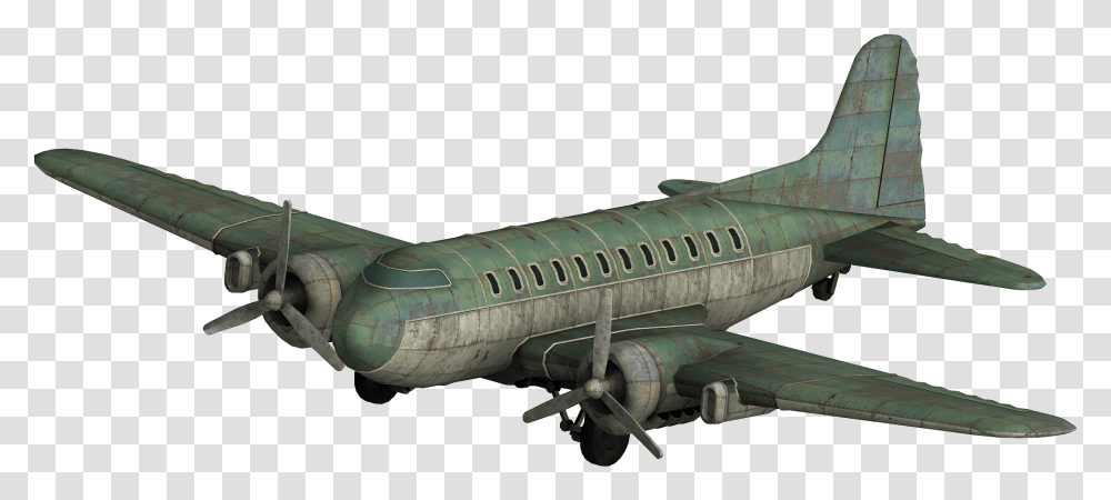 Download Hd Transport Plane Fallout New Vegas Airplane Fallout New Vegas Planes, Airliner, Aircraft, Vehicle, Transportation Transparent Png