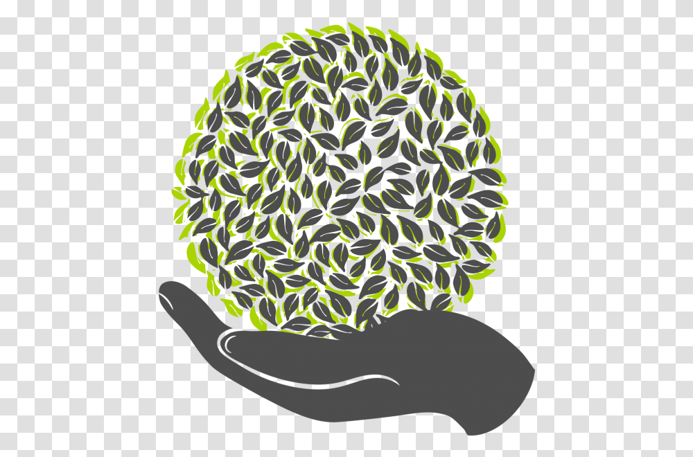 Download Hd Tree In Hands Logo Vector Arbol En Manos Hands For Logo, Graphics, Art, Pineapple, Fruit Transparent Png