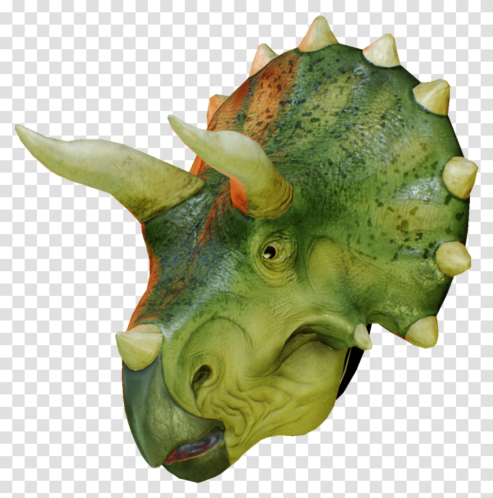 Download Hd Triceratops Mask Payday 2 Triceratops Animal Figure, Invertebrate, Sea Life, Reptile Transparent Png