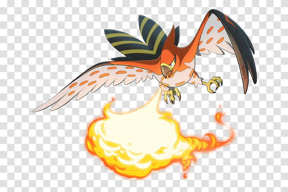 Download Hd Twitterdex Talonflame Flamethrower Talonflame Ex Pokemon Card, Fire, Art, Eagle, Bird Transparent Png
