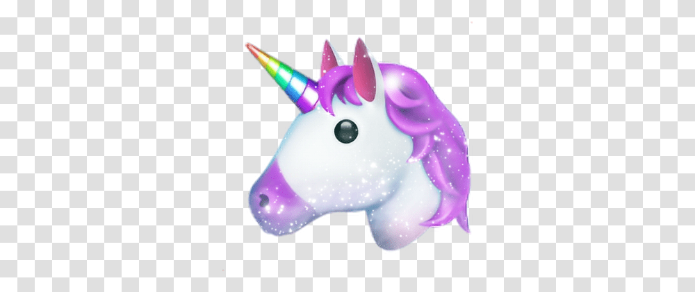 Download Hd Unicorn Emoji Emojis Glitter Horse Emojis De Iphone Unicornio, Piggy Bank, Snowman, Winter, Outdoors Transparent Png