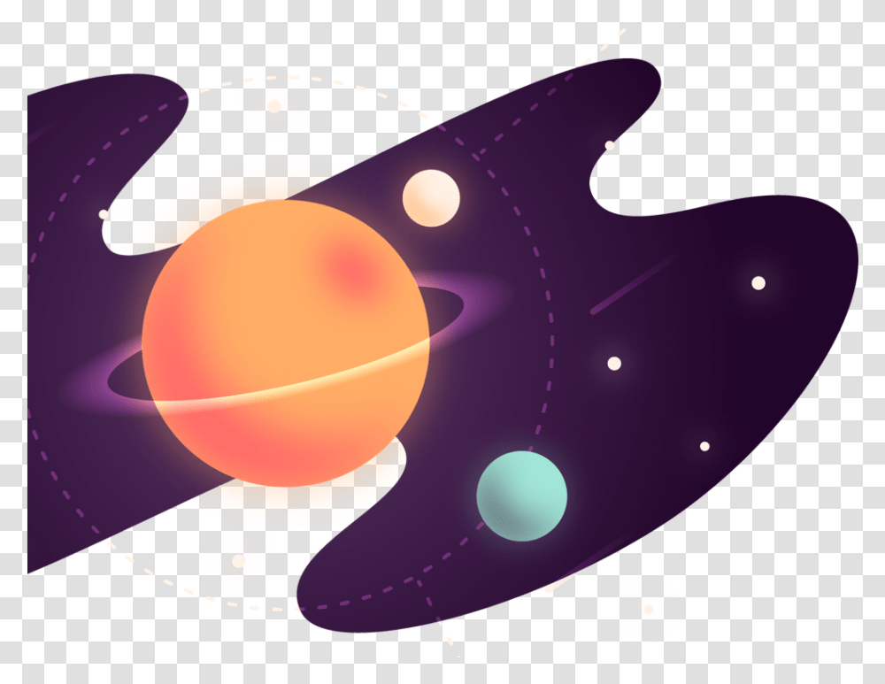 Download Hd Universe Style Illustration Universe Illustration, Lamp, Outdoors, Nature, Outer Space Transparent Png