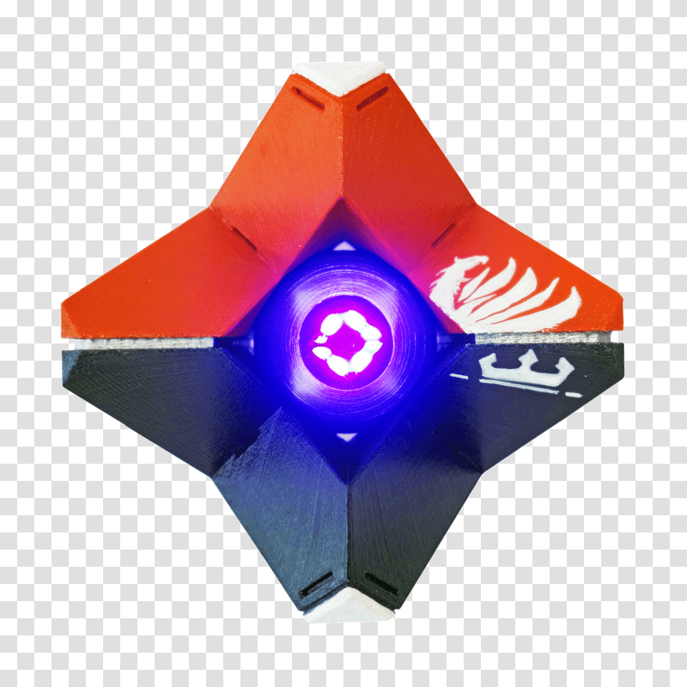 Download Hd Video Game Theatrical Property Destiny Ghost Destiny 2 Ghost, Symbol, Tape, Star Symbol, Sphere Transparent Png
