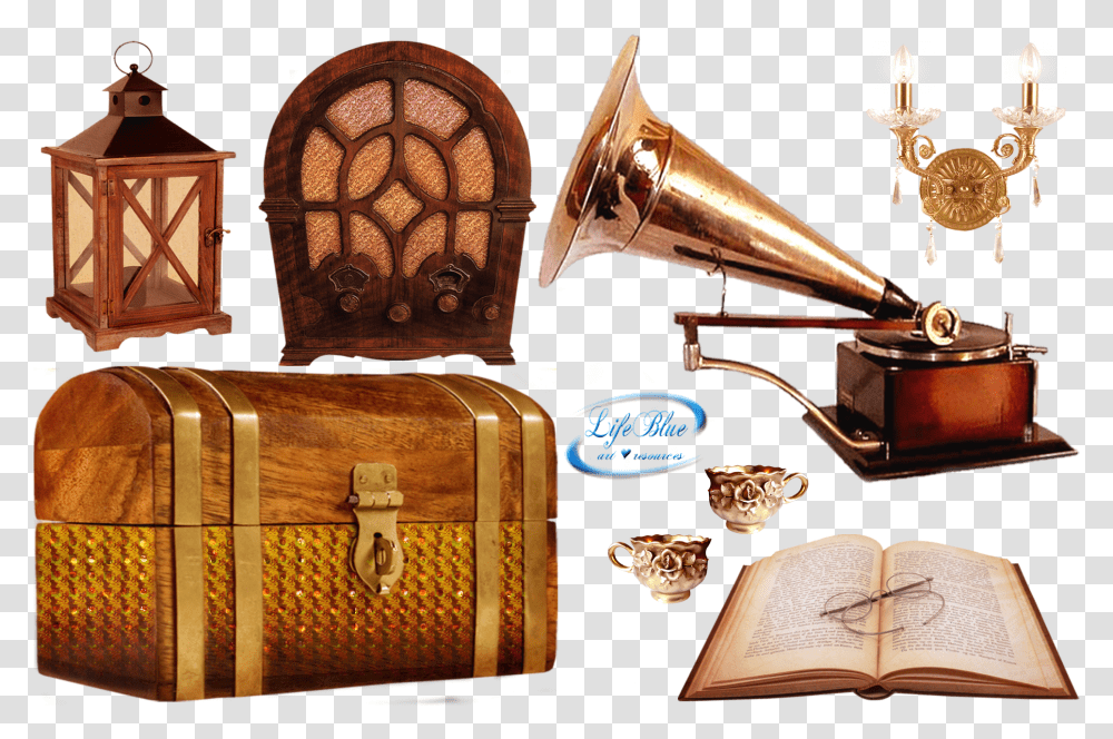 Download Hd Vintage Objects Objets, Brass Section, Musical Instrument, Horn, Luggage Transparent Png