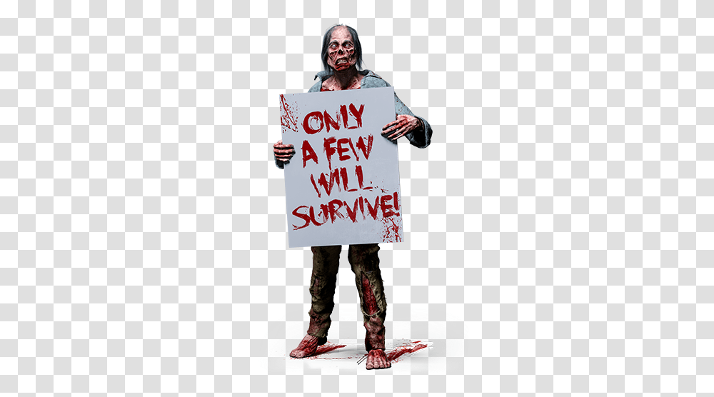 Download Hd Walking Dead Zombie Walking Dead Zombie, Clothing, Text, Person, Crowd Transparent Png