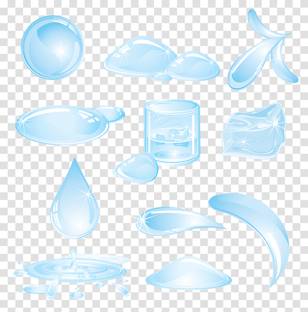 Download Hd Water Drops Image Vector Cool Icevector, Contact Lens, Droplet, Nature, Outdoors Transparent Png
