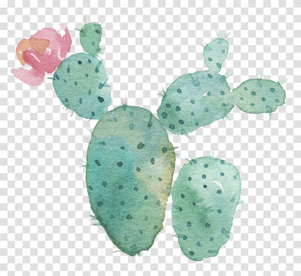 Download Hd Watercolor Cactus Background Watercolor Cactus Clipart, Plant Transparent Png