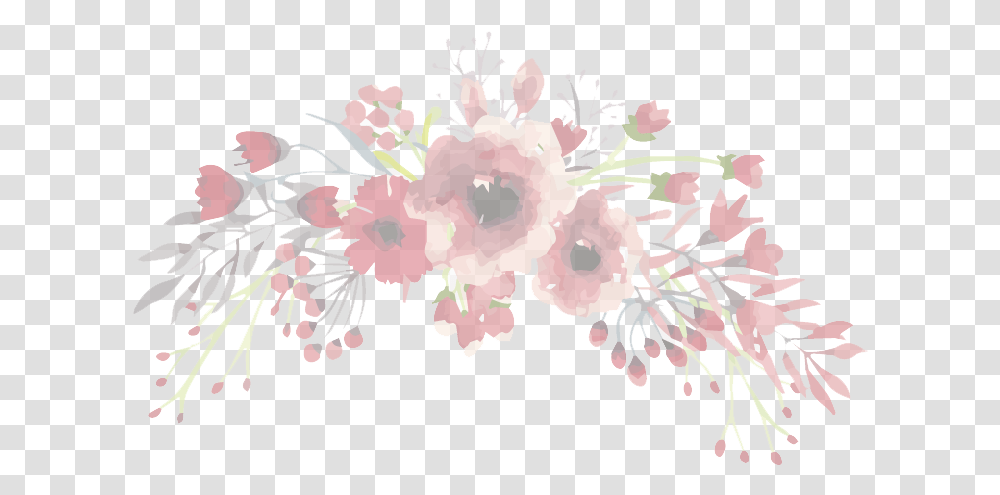 Download Hd Watercolor Flower Background Watercolor Flowers Background, Graphics, Art, Floral Design, Pattern Transparent Png