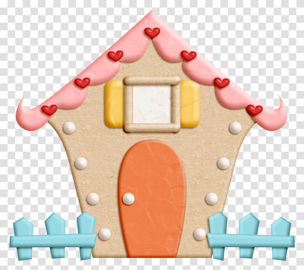 Download Hd Watercolor House Clipart Album Fotki Yandex Ru Animasi Lukisan Rumah Kartun, Cookie, Food, Biscuit, Gingerbread Transparent Png