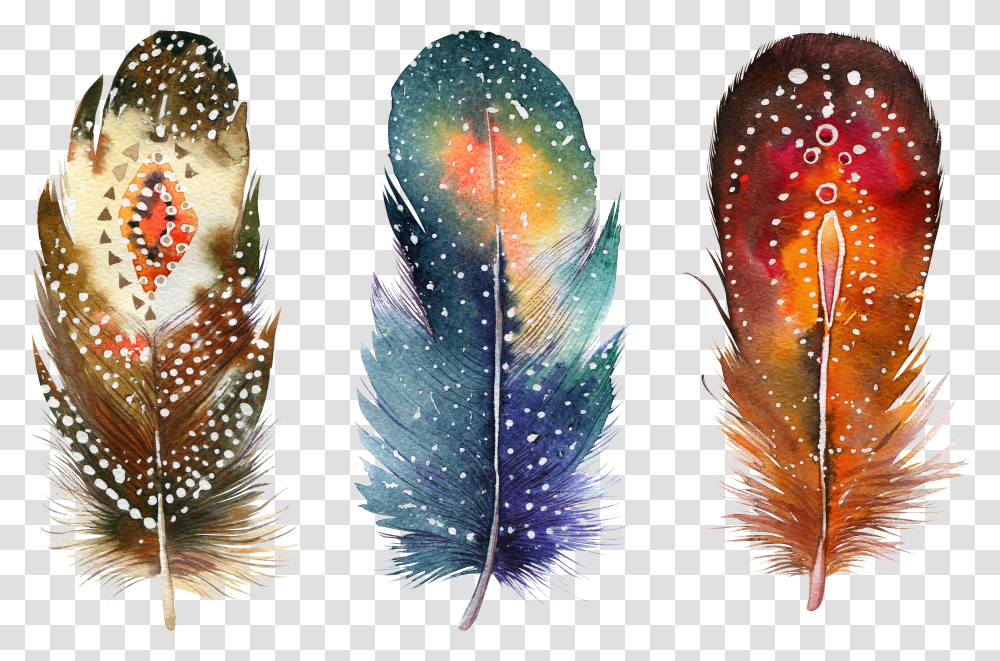 Download Hd Watercolor Painting Feather Drawing Transparent Png