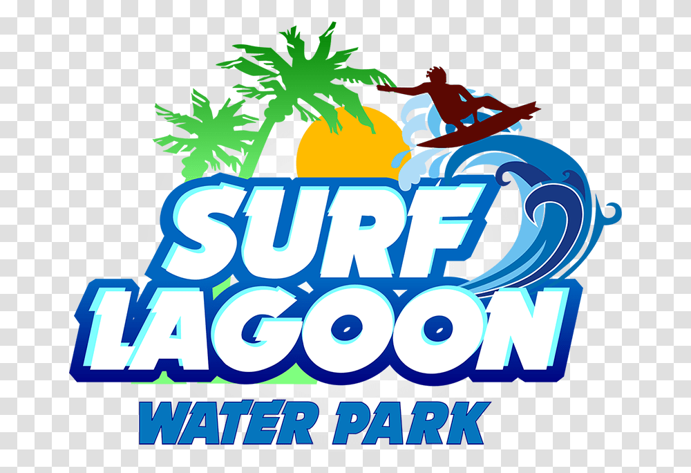 Download Hd Wave Clipart Splash Park Logo For Water Park, Plant, Graphics, Poster, Advertisement Transparent Png