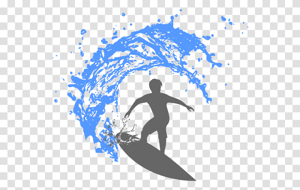 Download Hd Waves Ocean Surfing Image Surfing Clipart, Water, Sea, Outdoors, Nature Transparent Png
