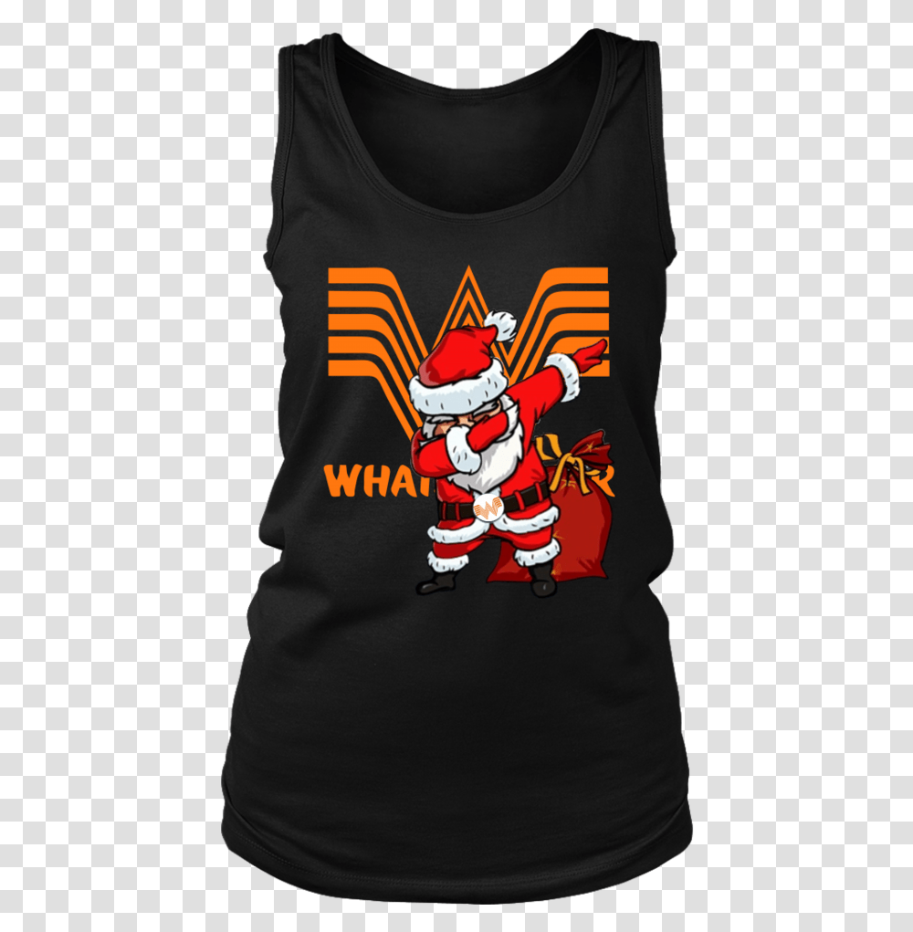 Download Hd Whataburger Santa Dabbing Christmas Shirt, Clothing, Apparel, Person, Human Transparent Png