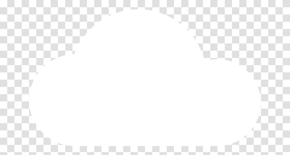 Download Hd White Cloud Icon Cloud Icon White No Background, Oval, Baseball Cap, Hat, Clothing Transparent Png