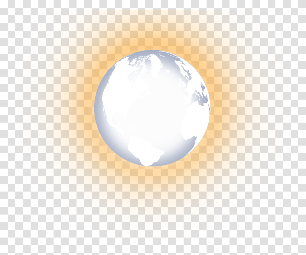 Download Hd White Earth Glowing Moonlight, Graphics, Sphere, Modern Art Transparent Png