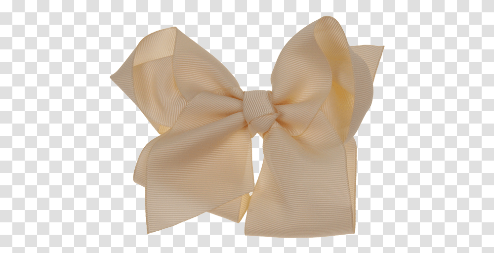 Download Hd White Ribbon Bow Cream Bow, Tie, Accessories, Accessory, Necktie Transparent Png