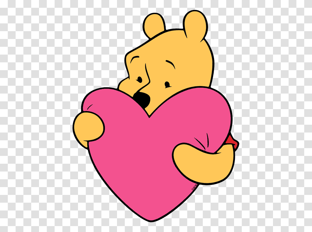 Download Hd Winnie The Pooh Heart Image Heart Winnie The Pooh Love, Food, Hand Transparent Png