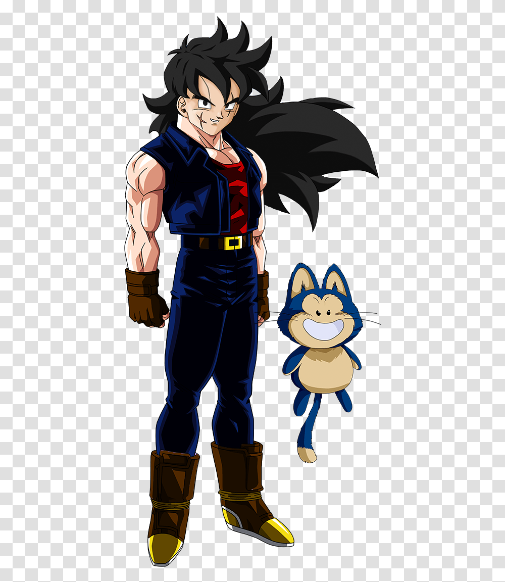 Download Hd Yamcha Puar Uni Dragon Yamcha And Puar, Person, Human, Batman Transparent Png