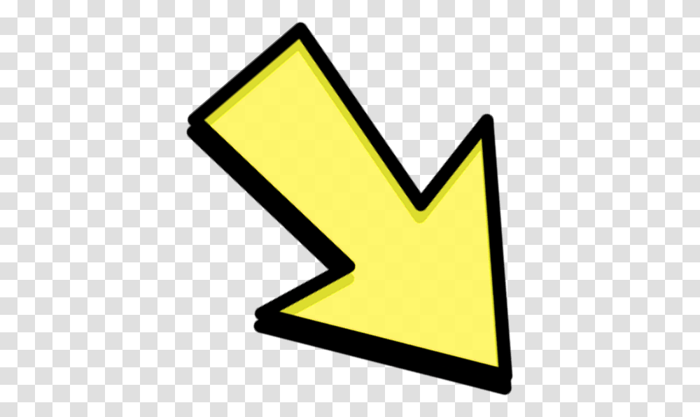 Download Hd Yellow Arrow Background Arrow For Youtube Thumbnail, Axe, Tool, Symbol, Logo Transparent Png