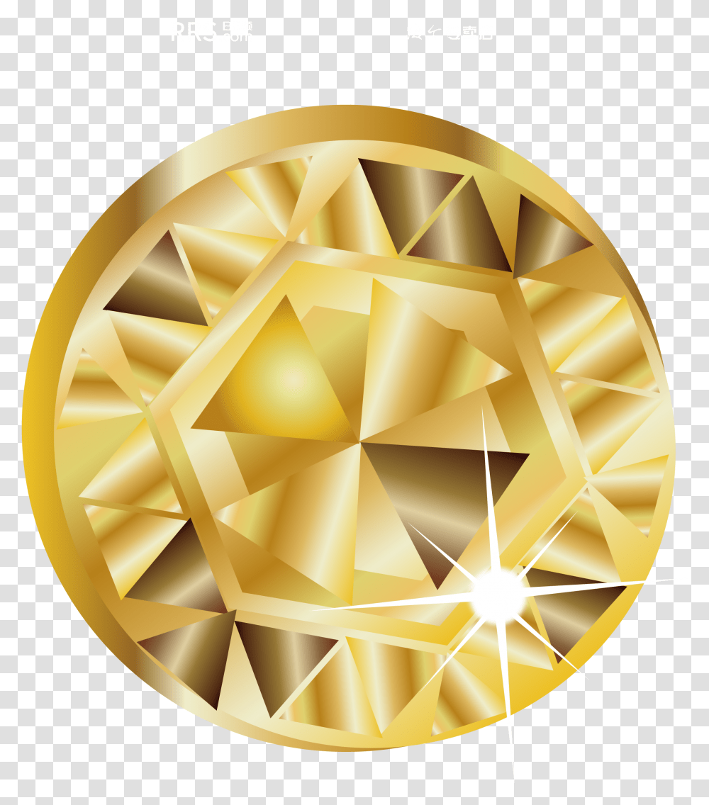 Download Hd Yellow Diamond Gold Diamond, Gold Medal, Trophy, Gemstone, Jewelry Transparent Png