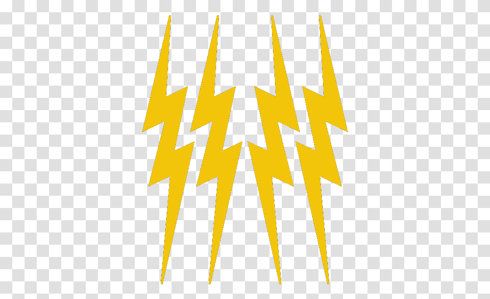 Download Hd Yellow Lightning Bolts 3 5 Yellow Lightning Bolt Vector, Poster, Advertisement, Symbol Transparent Png