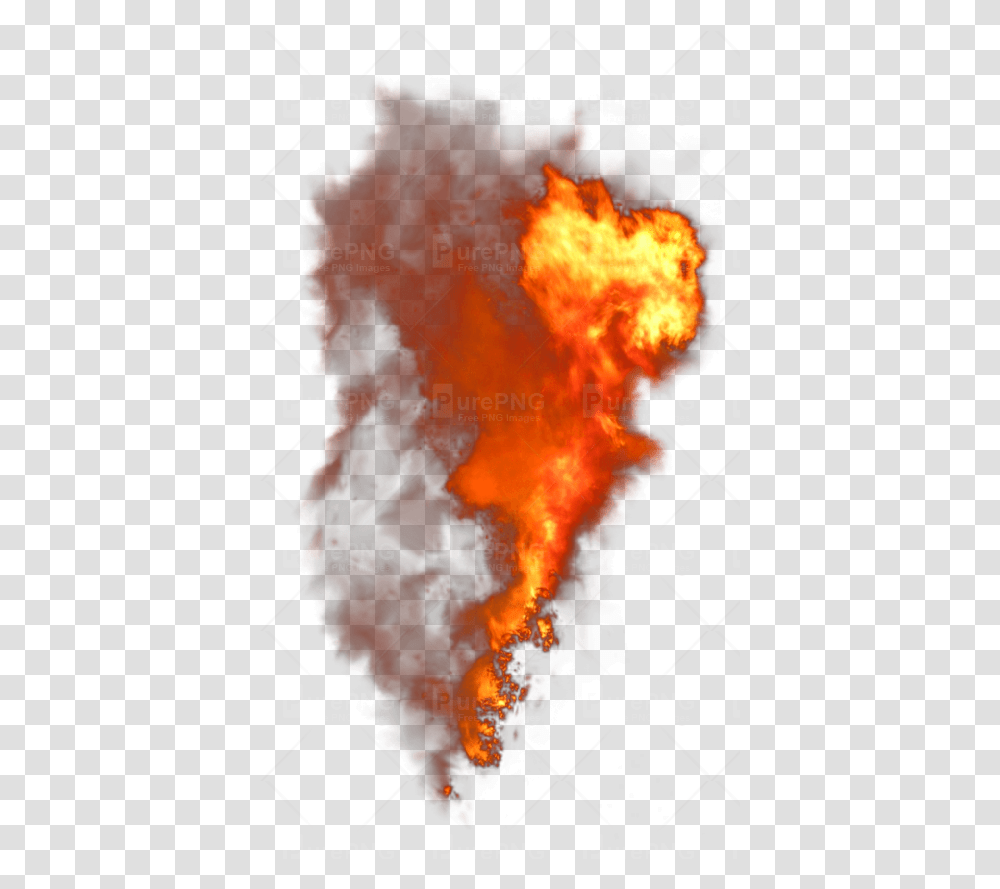 Download Hd Yellow Smoke Fire Smoke, Poster, Advertisement, Flame, Nature Transparent Png