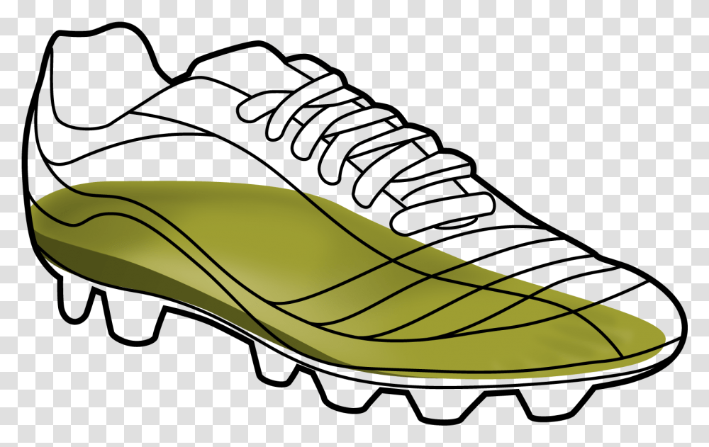 Download Hd Youth Football Shoe Single Soccer Cleat, Plant, Green, Leaf, Furniture Transparent Png