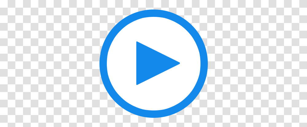 Download Hd Youtube Play Button Overlay Circle Circle, Logo, Symbol, Trademark, Triangle Transparent Png