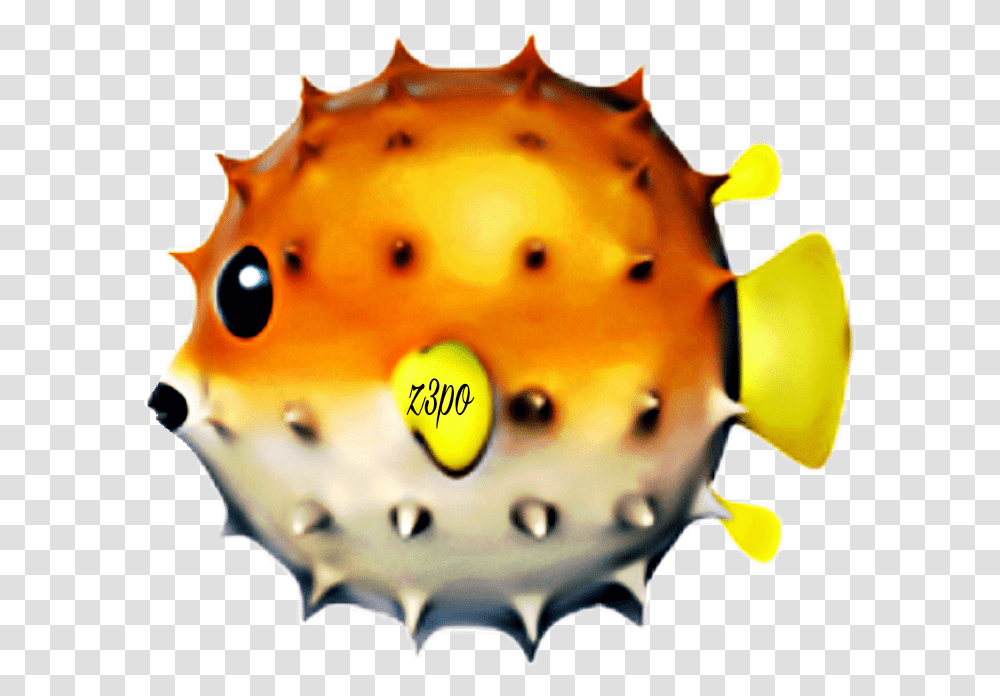 Download Hd Z3poblow Fish Emoji Sea Water Ocean Puffer Blowfish Emoji, Sea Life, Animal, Toy Transparent Png