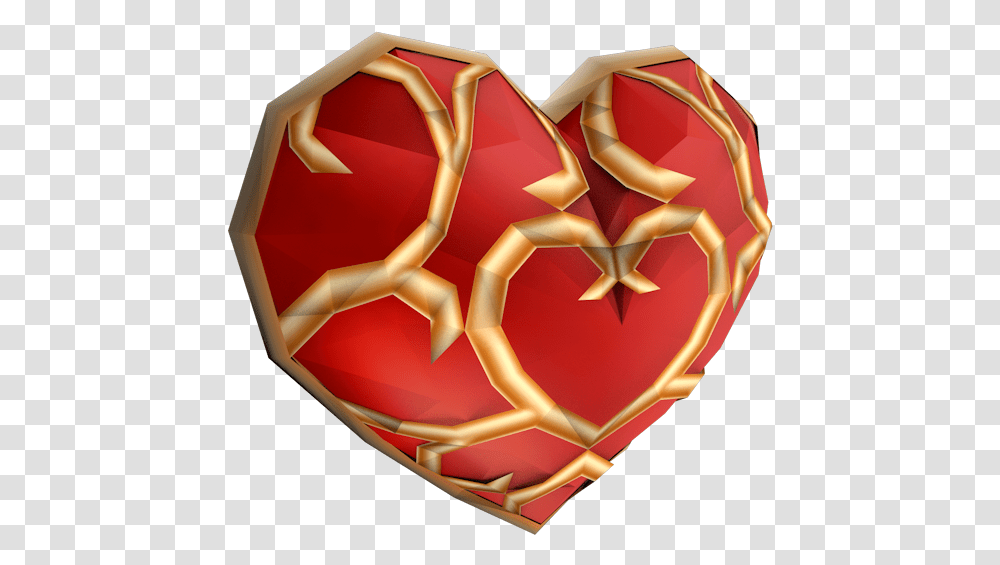 Download Hd Zelda Heart Container Image Loz Heart, Symbol, Star Symbol, Recycling Symbol Transparent Png