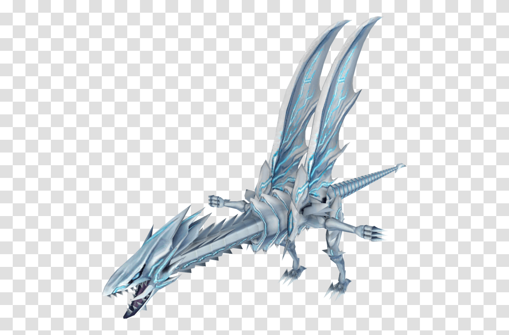 Download Hd Zip Archive Blue Eyes White Dragon 3d Model, Bird, Animal, Weapon, Weaponry Transparent Png