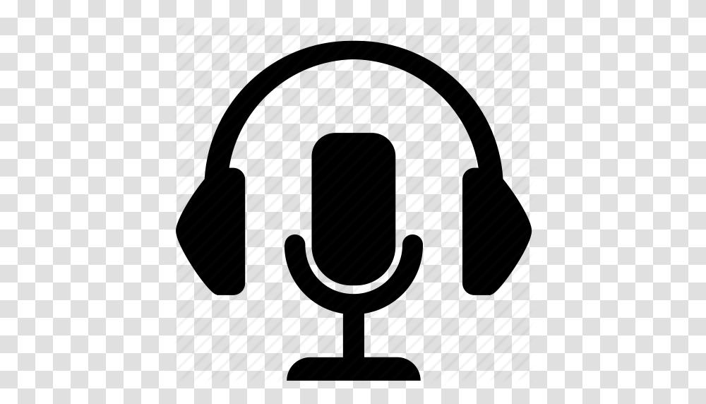 Download Headphone And Mic Icon Clipart Microphone Computer Icons, Piano, Leisure Activities, Musical Instrument, Trophy Transparent Png