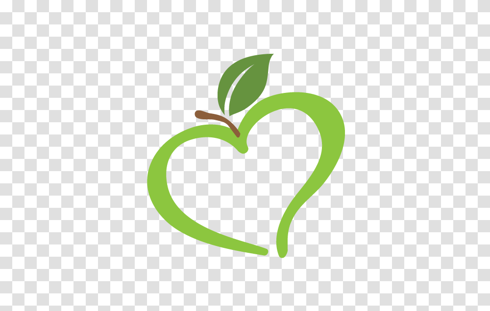 Download Healthy Army Communities Healthy Apple Logo Green Heart Healthy, Plant, Leaf, Sprout, Label Transparent Png