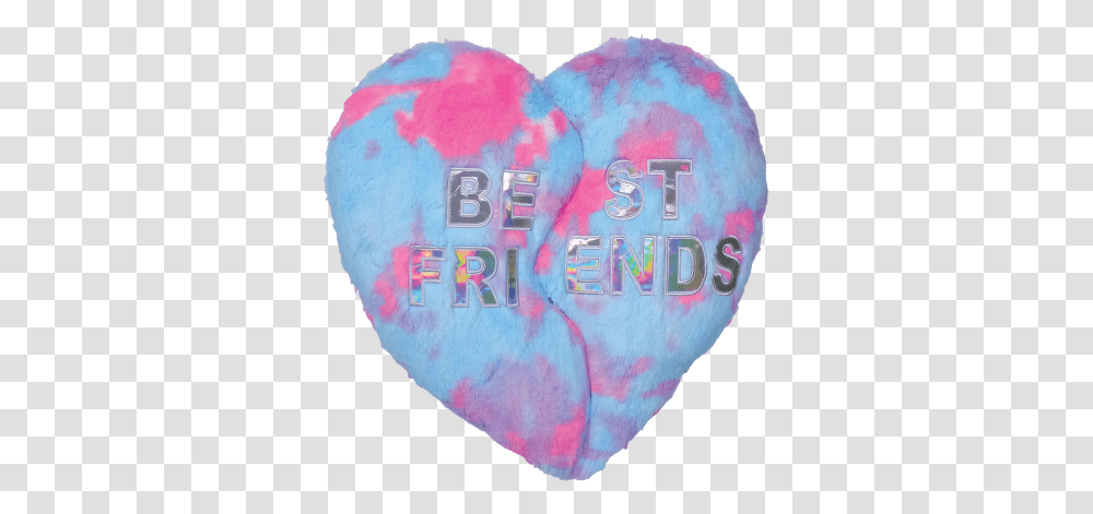 Download Heart Bff Furry Pillow Bff Pillow Full Size Best Friend Love Heart Pillow, Diaper, Plectrum Transparent Png