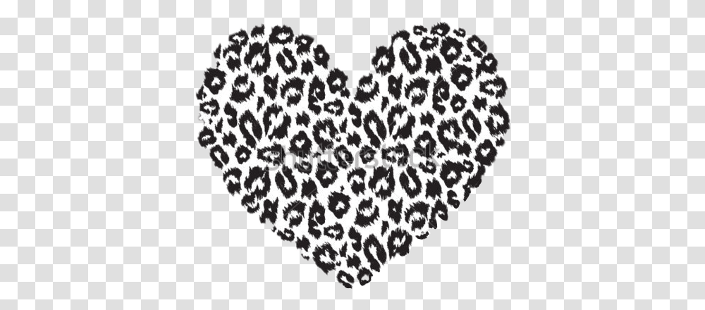 Download Heart Cheetahprint Print Leopard Print Heart, Rug, Cushion Transparent Png