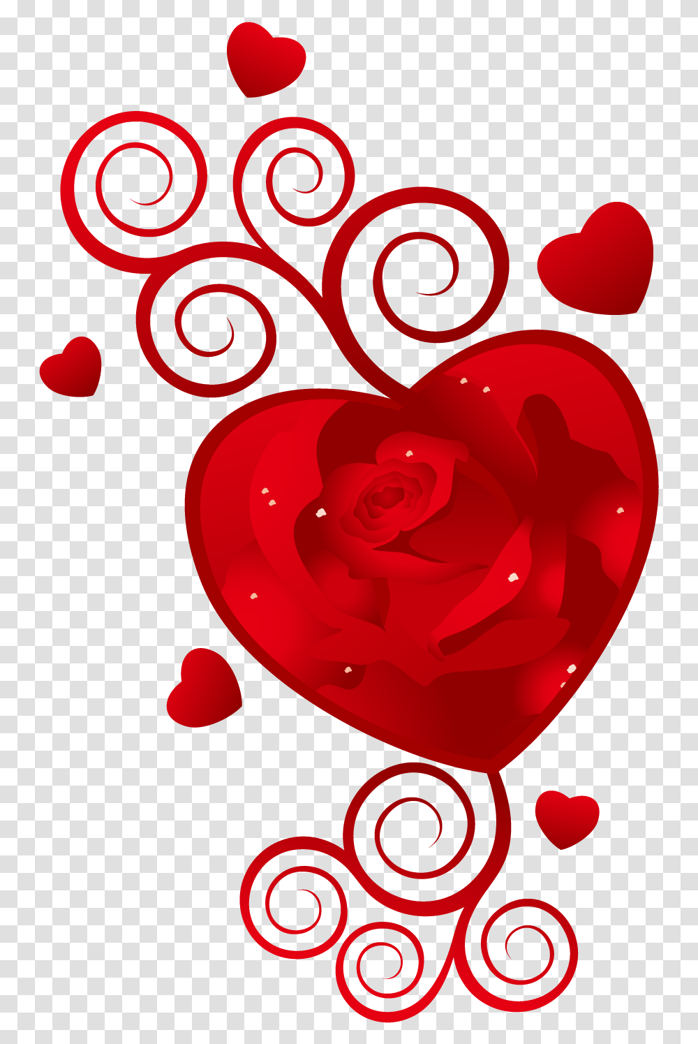 Download Heart February 14 Wish Valentines Vector Rose Good Morning Happy Valentine Day 2020, Plant, Flower, Blossom, Wax Seal Transparent Png