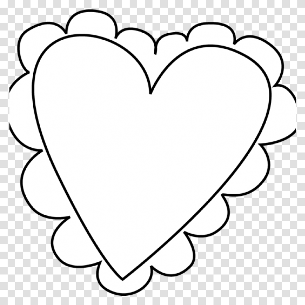 Download Heart Freeuse Black And Valentine Heart Clipart Black And White, Lamp, Stencil, Pillow, Cushion Transparent Png