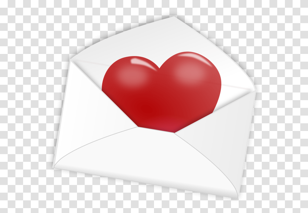 Download Heart Love Tax Letter Illinois Free Hq Heart In An Envelope, Mail Transparent Png