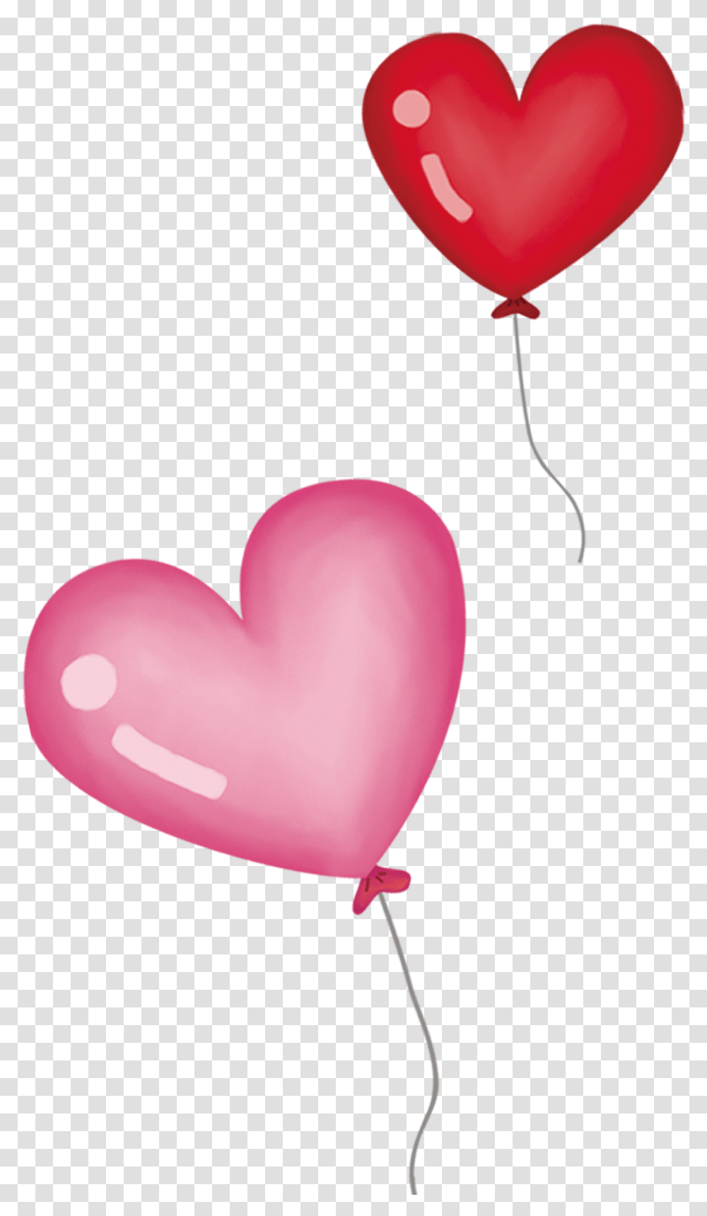 Download Heart Pink Toy Red Transprent Free Globo Duolingo Love, Balloon, Cushion Transparent Png